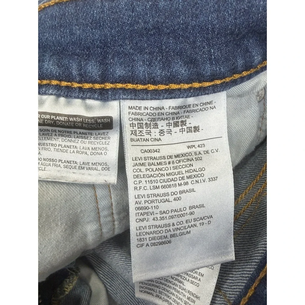 Levis‎ 541 Athletic Taper Mens Blue Jeans Denim Medium Wash 34x32* READ